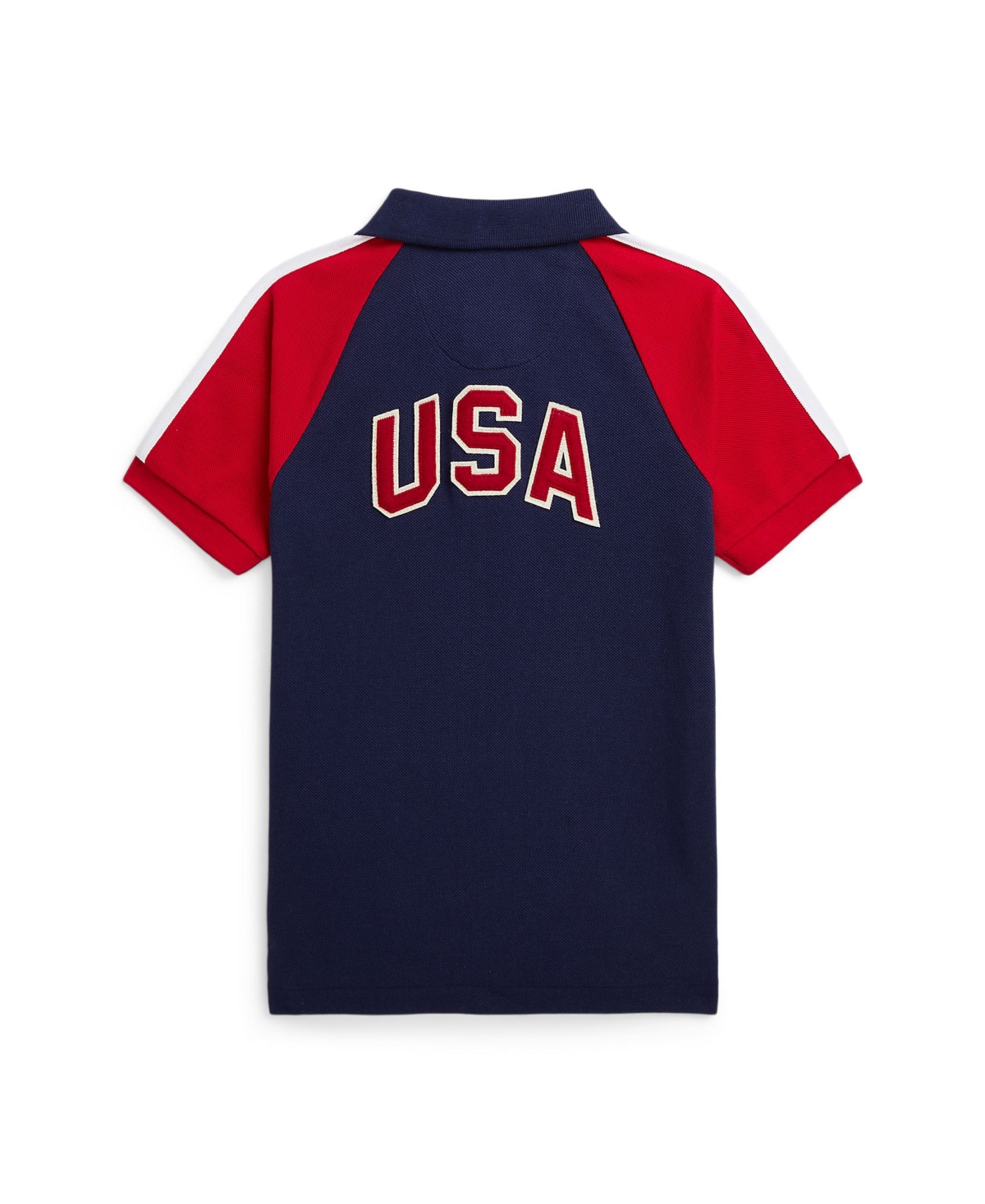 Polo Ralph Lauren Toddler and Little Boys Team Usa Cotton Mesh Polo Shirt
