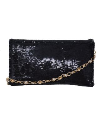 Miro Sequin Crossbody Clutch