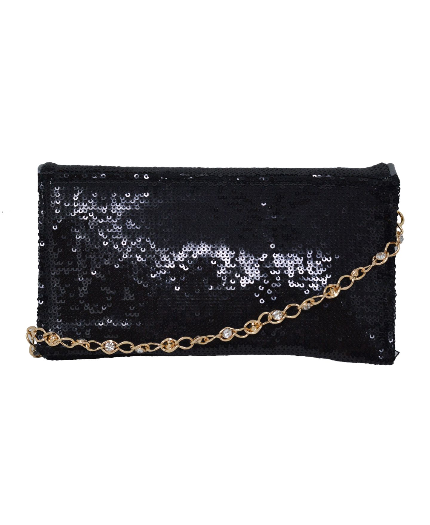 Женский клатч Bebe Miro Sequin Crossbody Clutch, цвет: Чёрный — фото 2