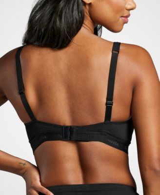 Women's Everyday Support Soft Organic Cotton Plunge Foam Bra