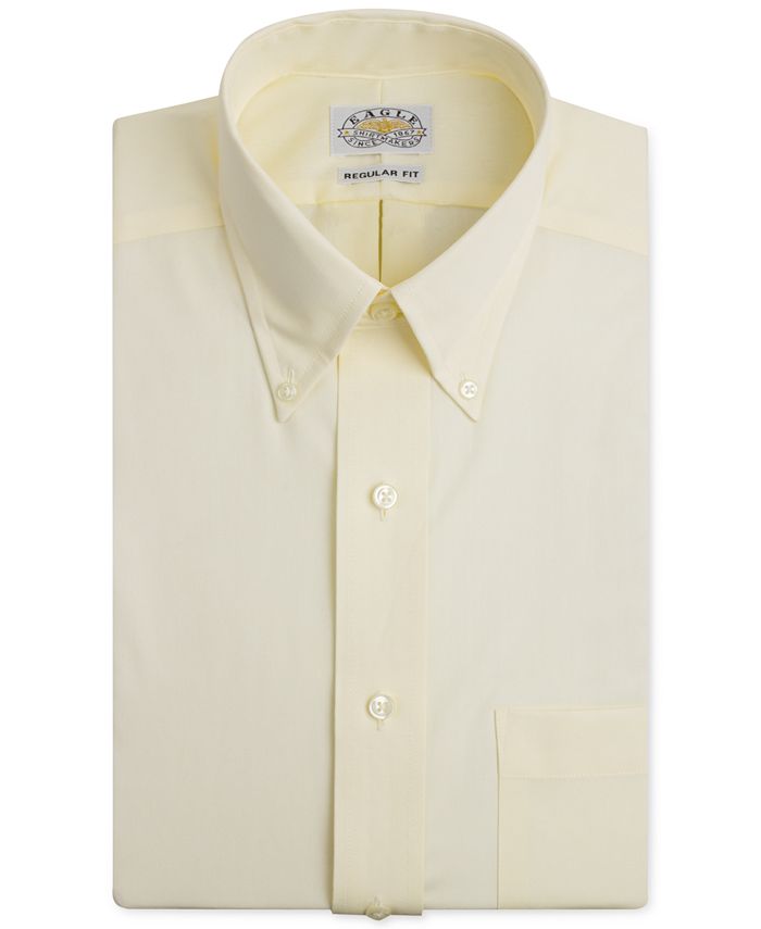Eagle Men's Classic-Fit Non-Iron Pinpoint Dress Shirt - Macy's