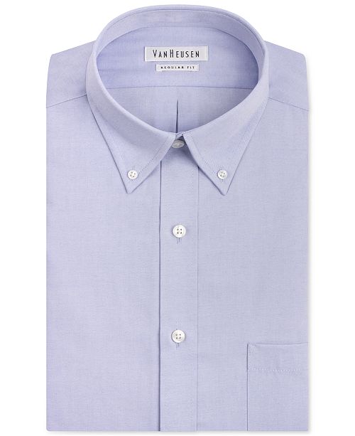 Van Heusen Classic Fit Easy Care Pinpoint Oxford Dress Shirt