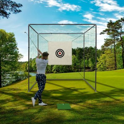 Streamdale 10x10 Golf Net Cage with Metal Frame