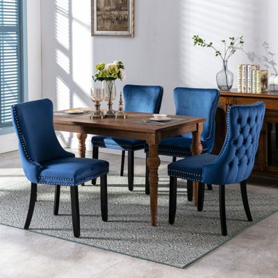 Upholstered Dining Chairs, Set of 2