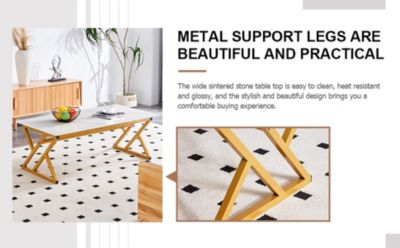 Modern Multipurpose Coffee Table with Assembly Kit