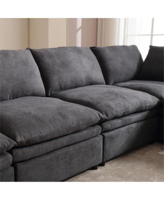 U-Shaped Sleeper Sectional Sofa
