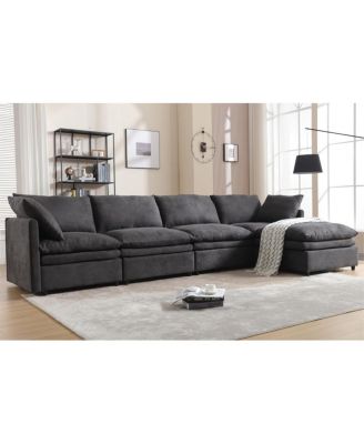 U-Shaped Sleeper Sectional Sofa