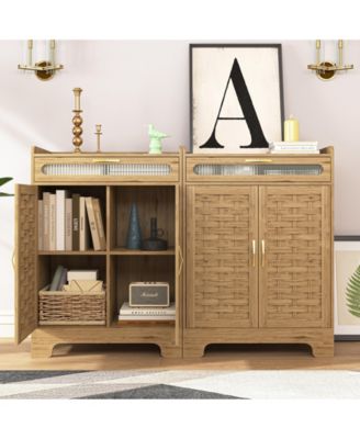 Versatile Kitchen Cabinet Storage, Display, and Appliance Space