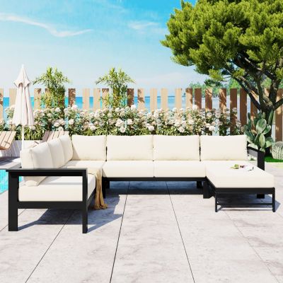 Streamdale Premium Aluminum Outdoor Sofa Set for Ultimate Comfort and Durability