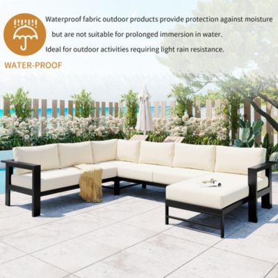 Streamdale Premium Aluminum Outdoor Sofa Set for Ultimate Comfort and Durability