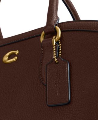 Legacy Large Pebble Leather Carryall 35 Satchel Bag