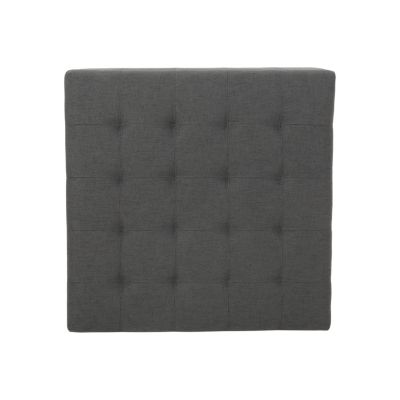 Modern Ottoman with Storage | Plush Upholstery | Contemporary Waffle Stitch