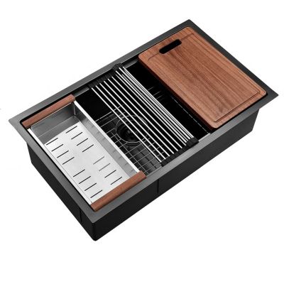 Workstation 32 L X 19 W Undermount Kitchen Sink With Accessories