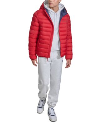 Men's Performance Quilted Hooded Jacket