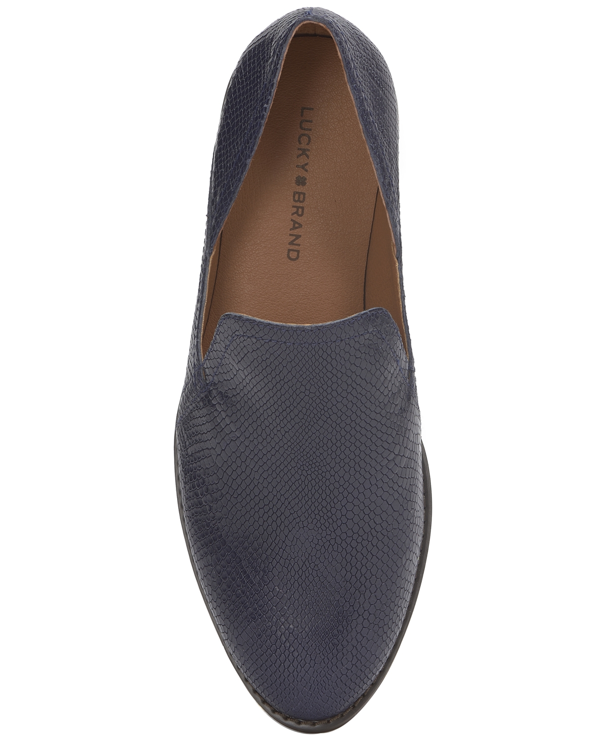 LUCKY BRAND WOMEN'S ELLOPY CUTOUT FLAT LOAFERS 