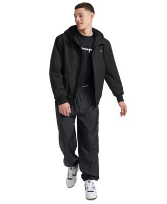 Men's Sport Shell Hooded Zipper Jacket 