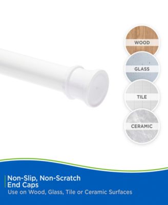 Twist Fit™ No Tools Shower Curtain Rod, 42-72"