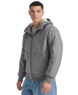 Men's Sport Shell Hooded Zipper Jacket 