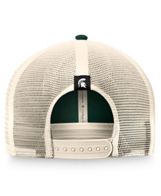 Men's Green Michigan State Spartans Refined Trucker Adjustable Hat