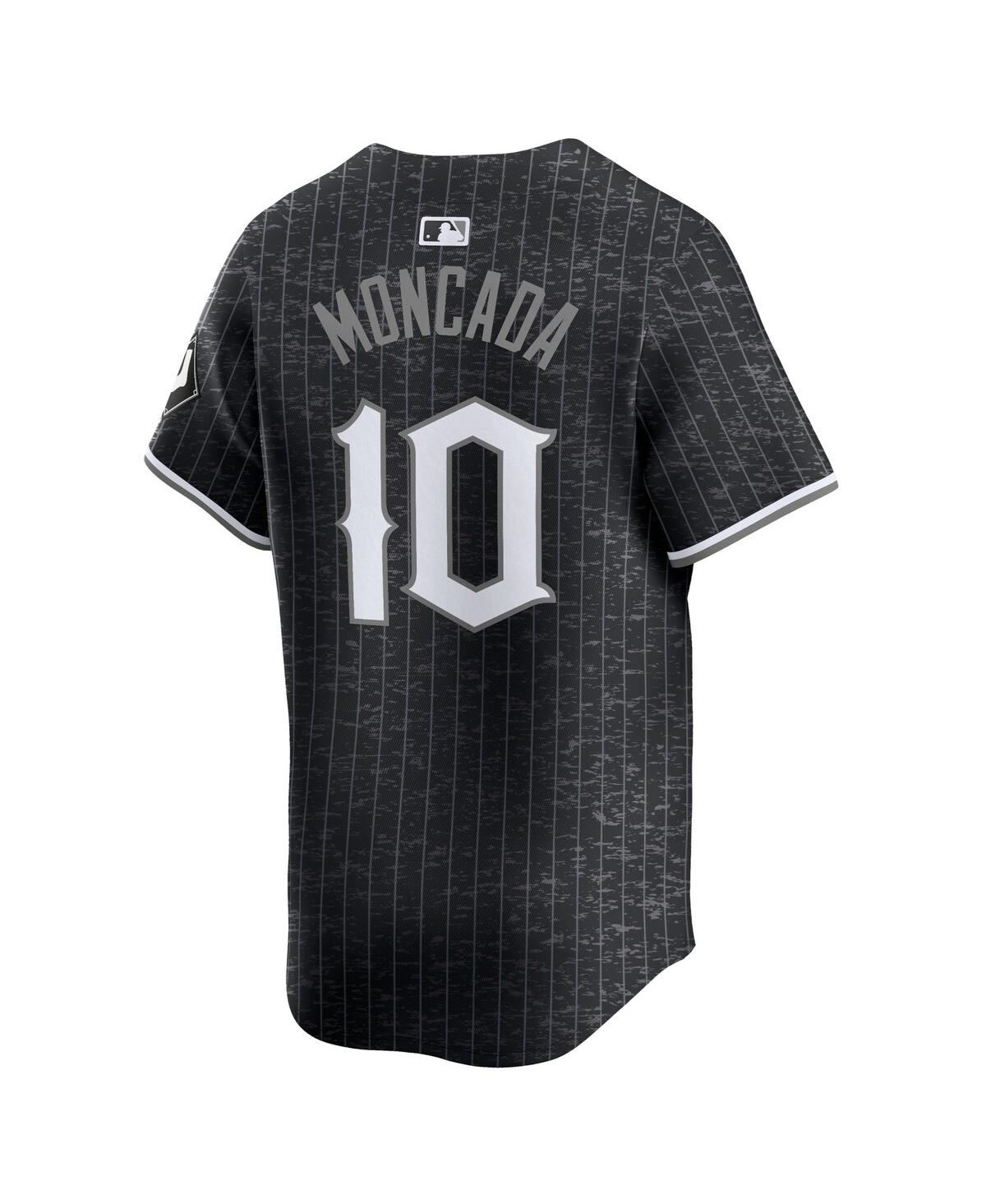 Nike Men's Yoan MoncadaChicago White Sox City Connect Player Jersey - Black