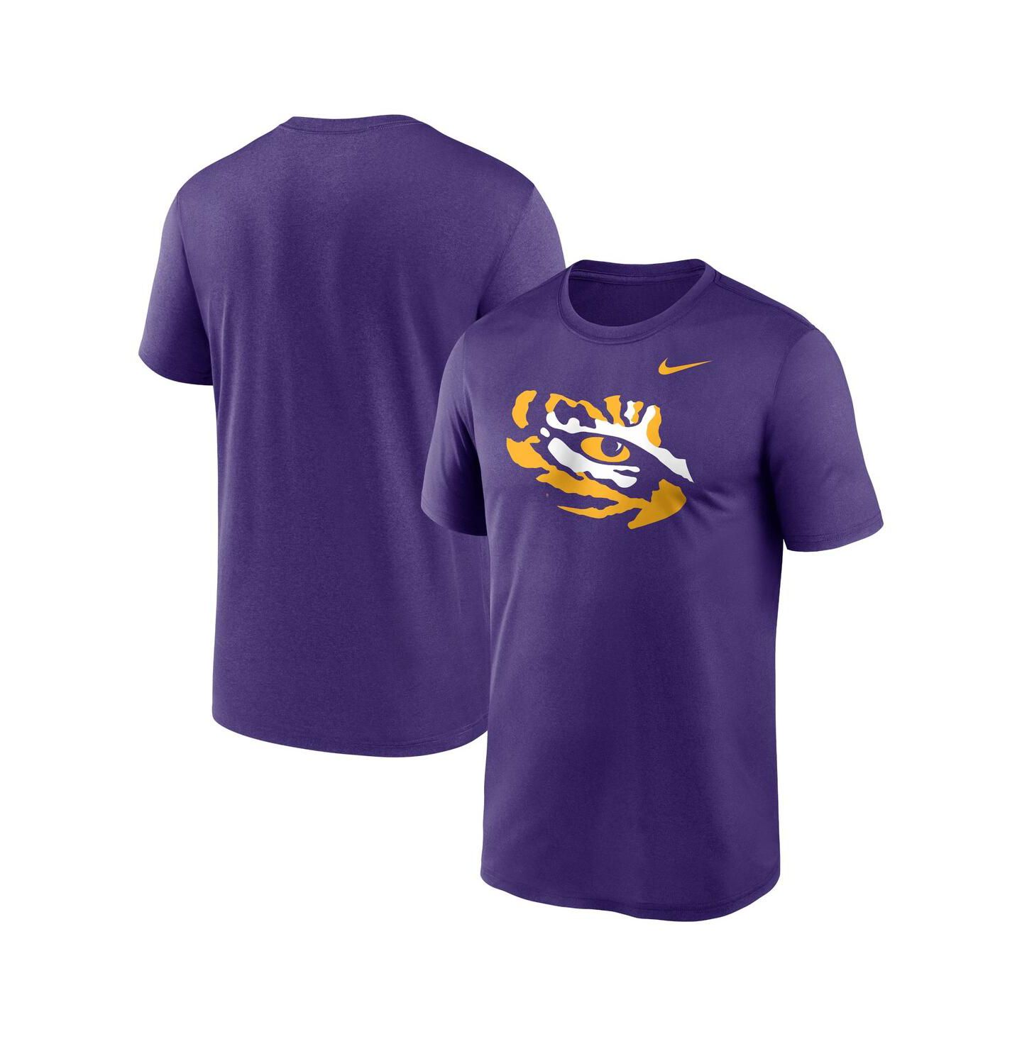 Мужская футболка Nike Purple LSU Tigers Primetime Legend Alternate Logo — фото 1