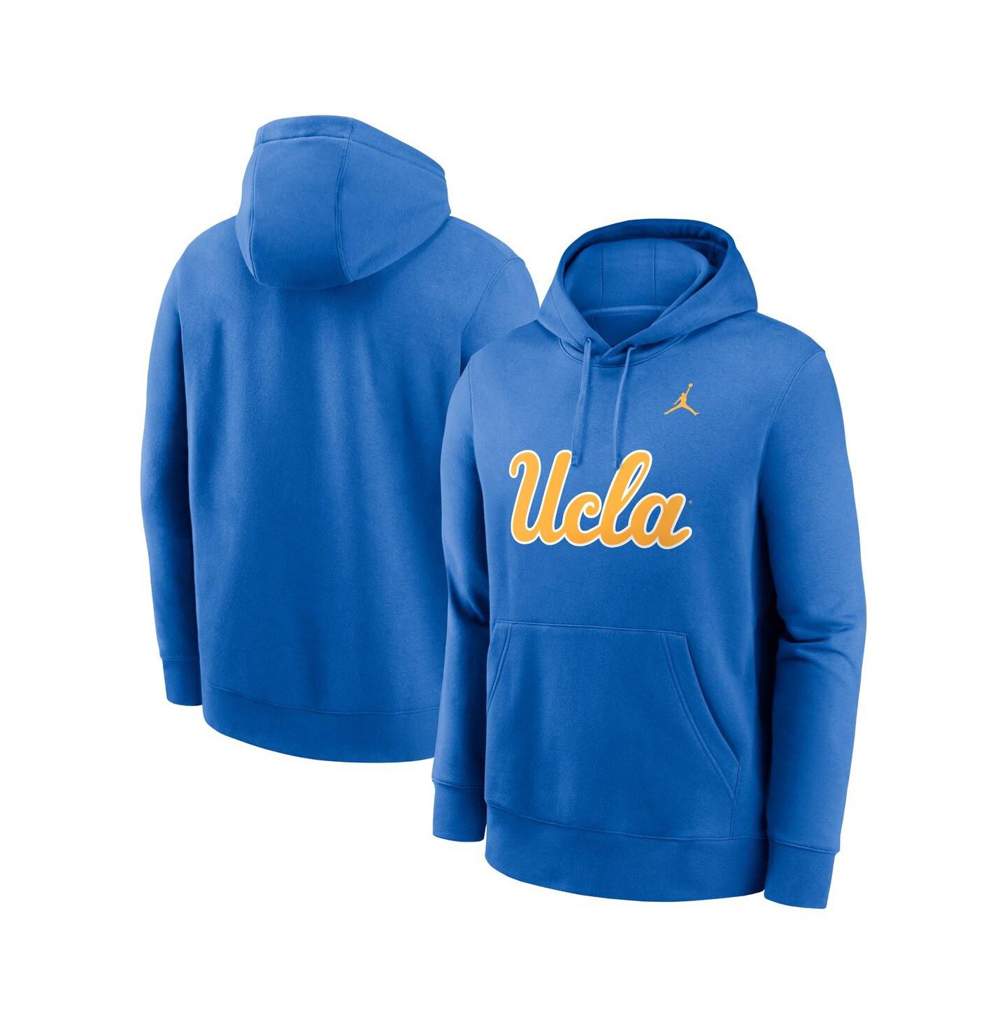 Мужское флисовое худи Jordan Ucla Bruins Primetime Evergreen Club, Blue — фото 1
