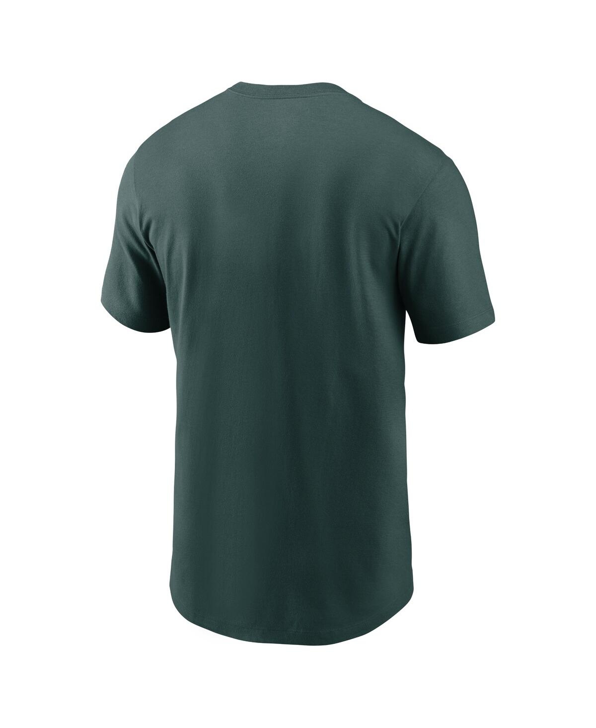 Nike Men's Green Michigan State Spartans Basketball T-shirt In Green