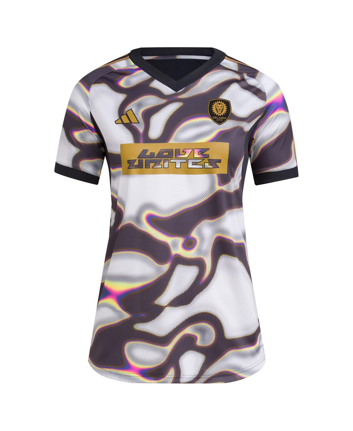 Adidas Women'sOrlando City Sc 2024 Pride Pre-Match Top - Black