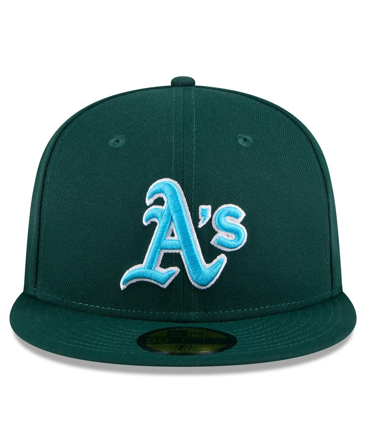 New Era Men'sOakland Athletics 2024 Father's Day 59FIFTY Fitted Hat - Green