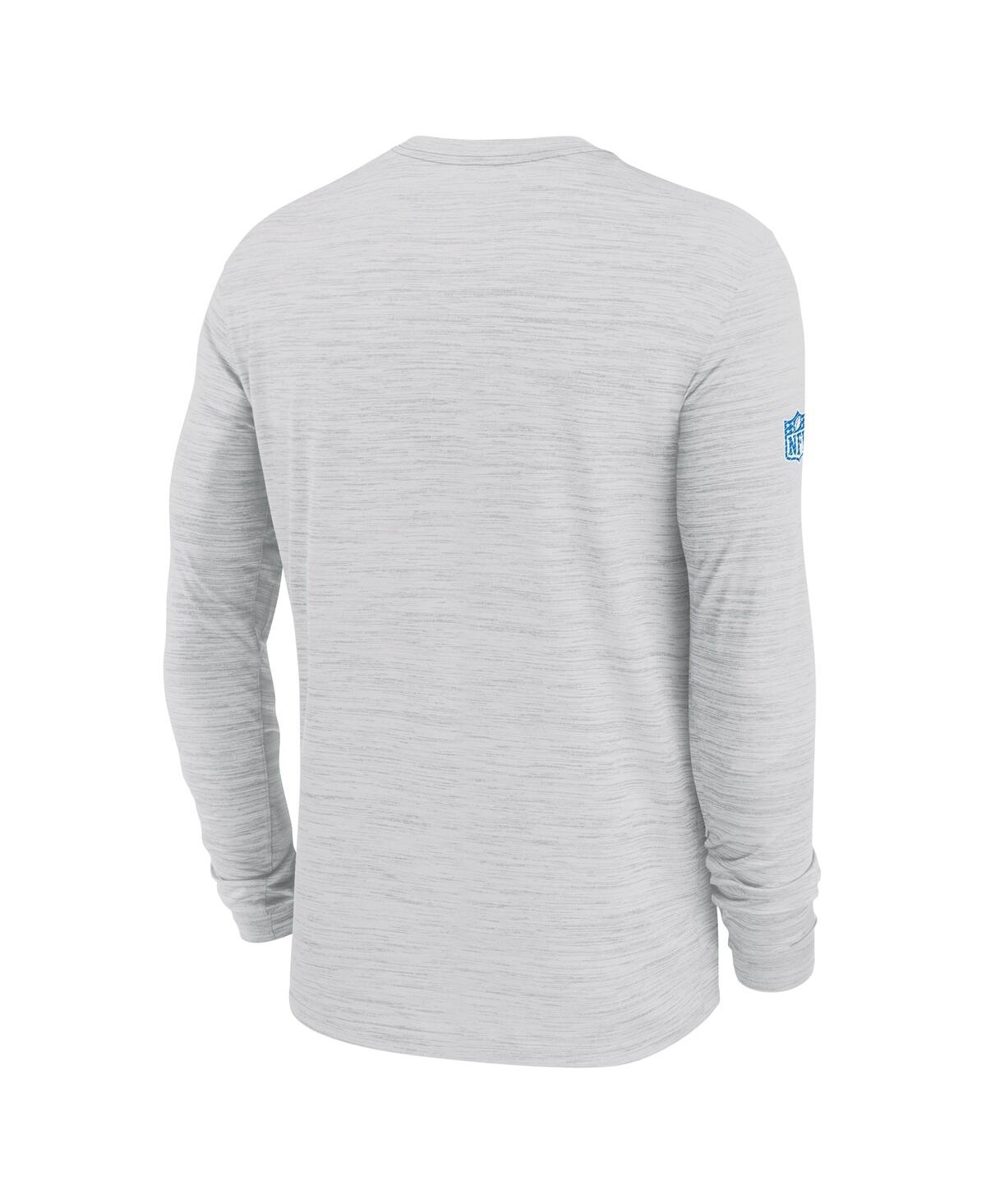 Nike Men'sDetroit Lions 2024 Sideline Velocity Performance Long Sleeve T-Shirt - White