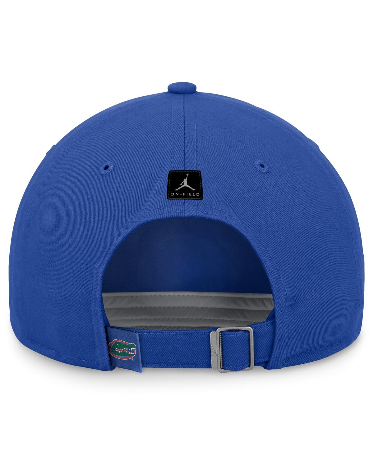 JORDAN MEN'S AND WOMEN'S ROYAL FLORIDA GATORS 2024 SIDELINE TRI-GLIDE ADJUSTABLE HAT 