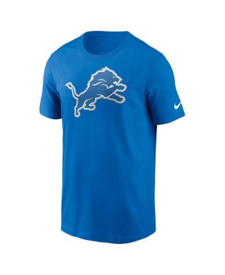 Men's Blue Detroit Lions Primary Logo T-Shirt
