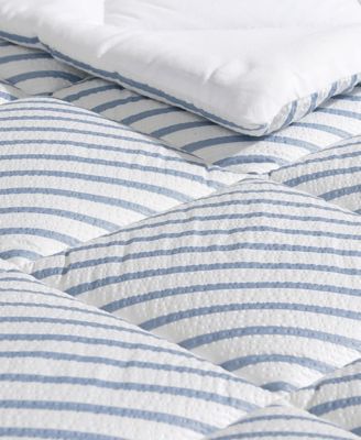 CLOSEOUT! Windsor Seersucker 3 Piece Comforter Set, King