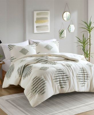 Tahli Tufted Chenille 3-Pc. Comforter Set, Full/Queen