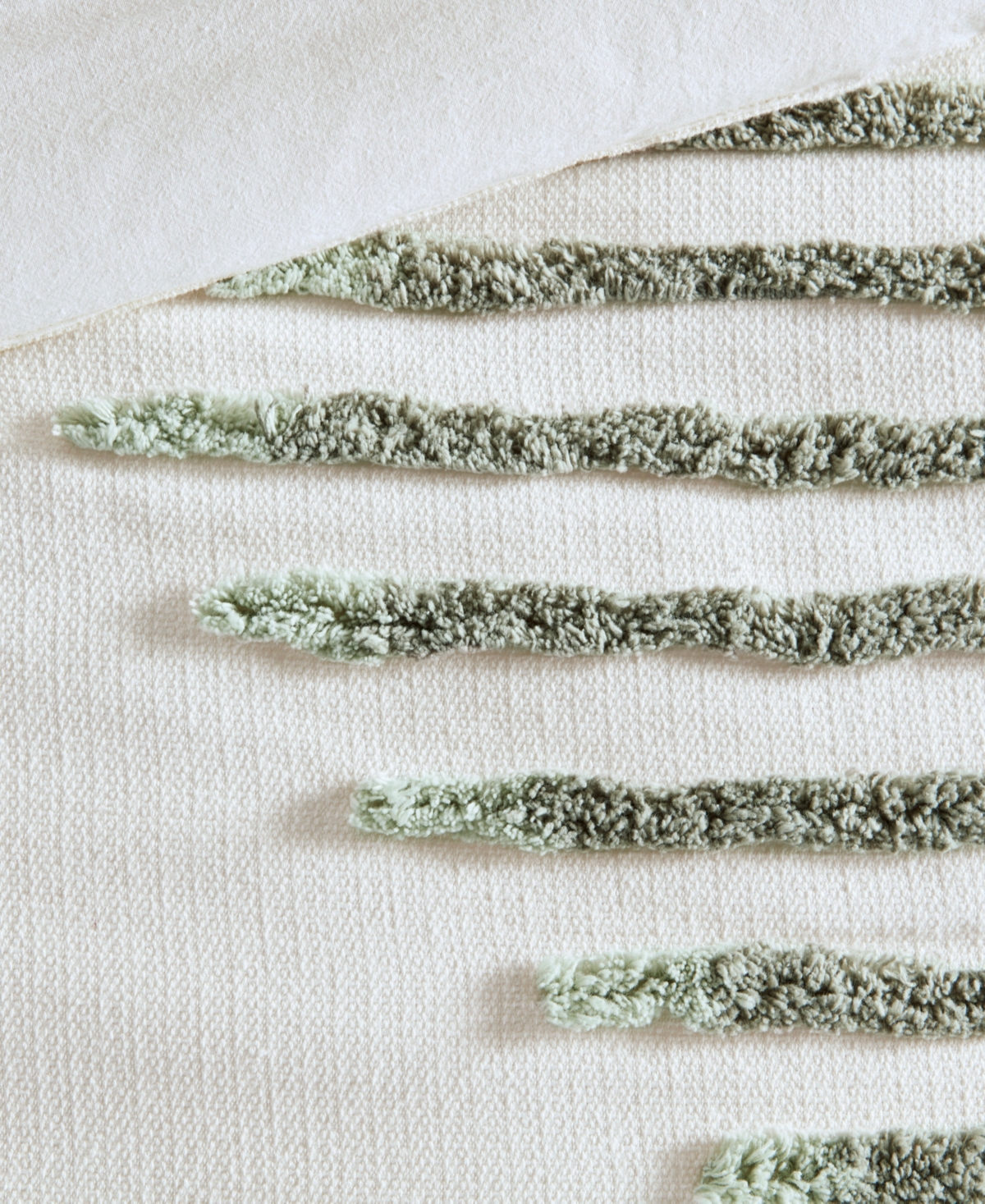 Ink+ivy Tahli Tufted Chenille 3-pc. Duvet Cover Set, King/california King In Green,ivory