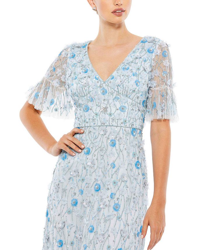 Sold Tube Empire Ruffle Dress