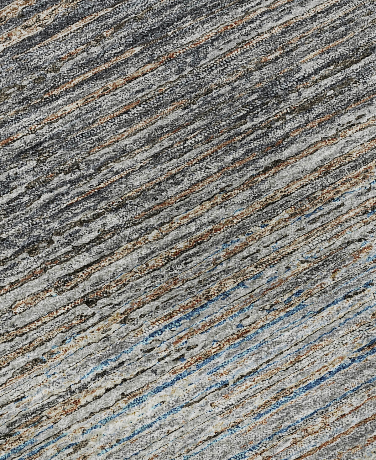 Dalyn Trevi Washable Tv1 9'x12' Area Rug In Gray