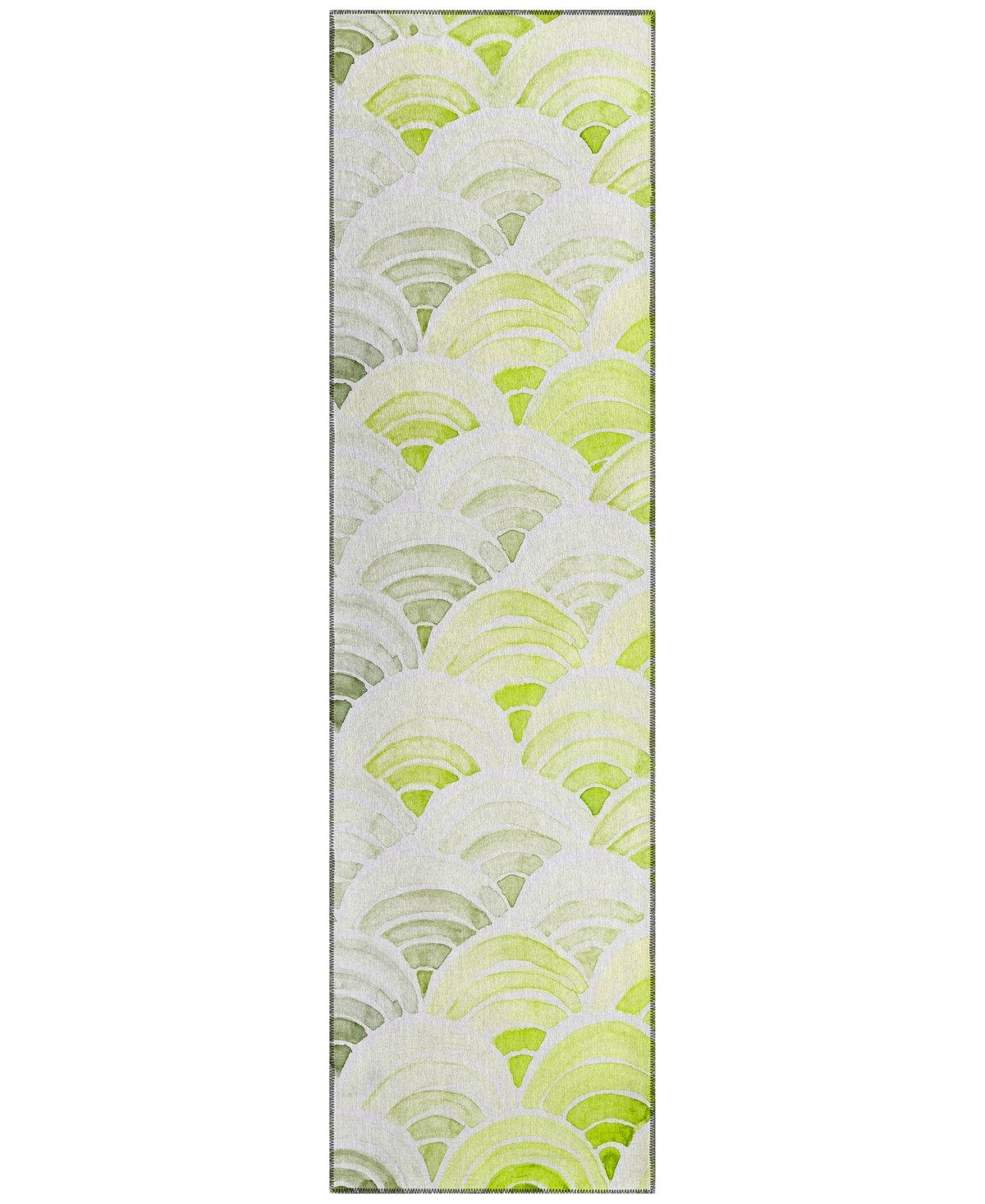 Dalyn Seabreeze Sz5 2'3x7'6 Runner Area Rug In Lime