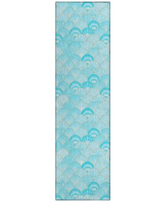 Seabreeze Washable SZ2 2'3x7'6 Runner Area Rug