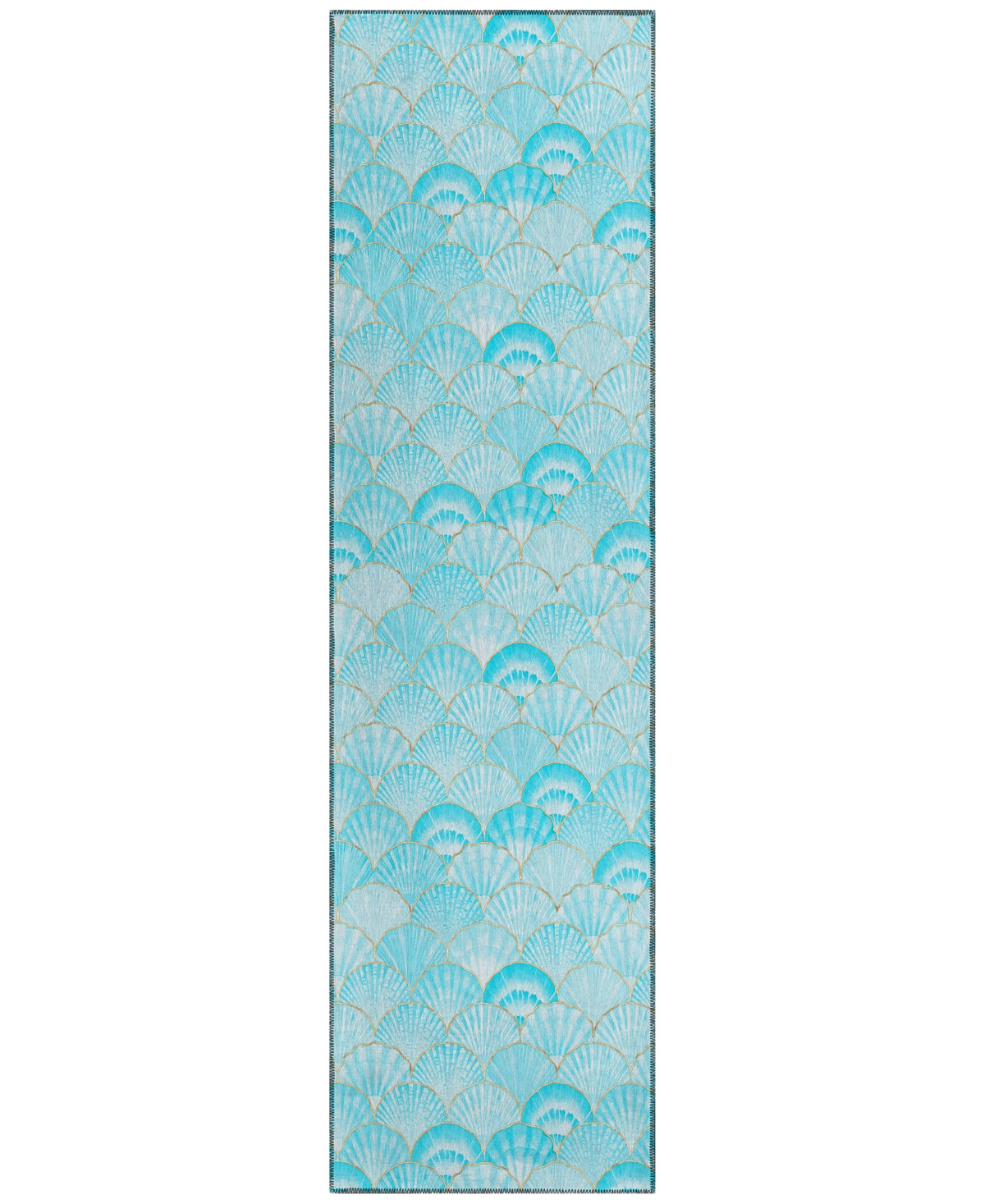 Dalyn Seabreeze Sz2 2'3x7'6 Runner Area Rug In Teal