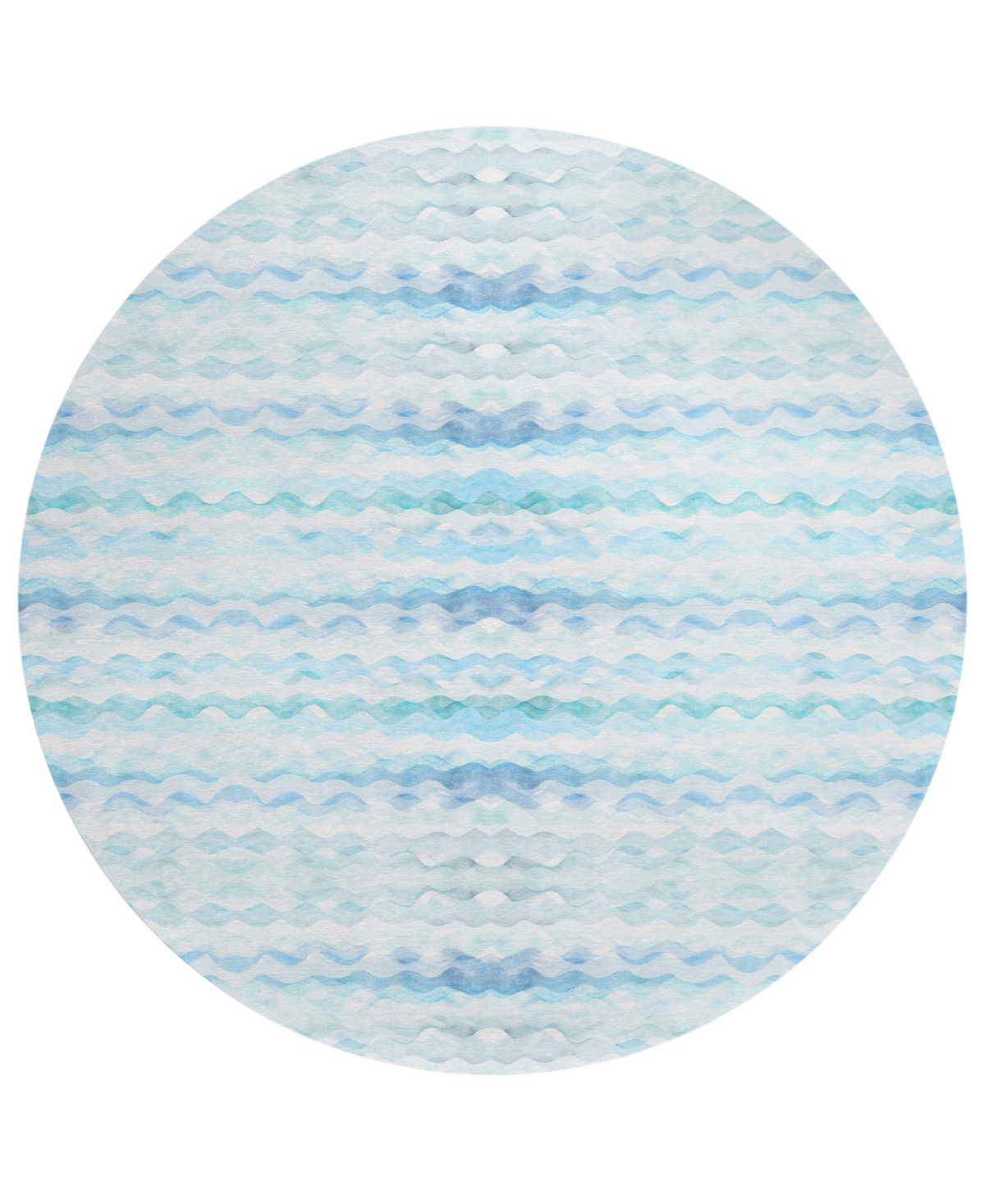 Dalyn Seabreeze Sz16 8'x8' Round Area Rug In Denim