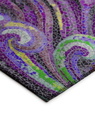 Seabreeze Washable SZ14 2'3x7'6 Runner Area Rug