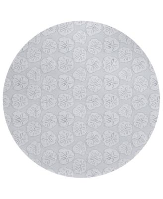 Seabreeze Washable SZ10 8'x8' Round Area Rug