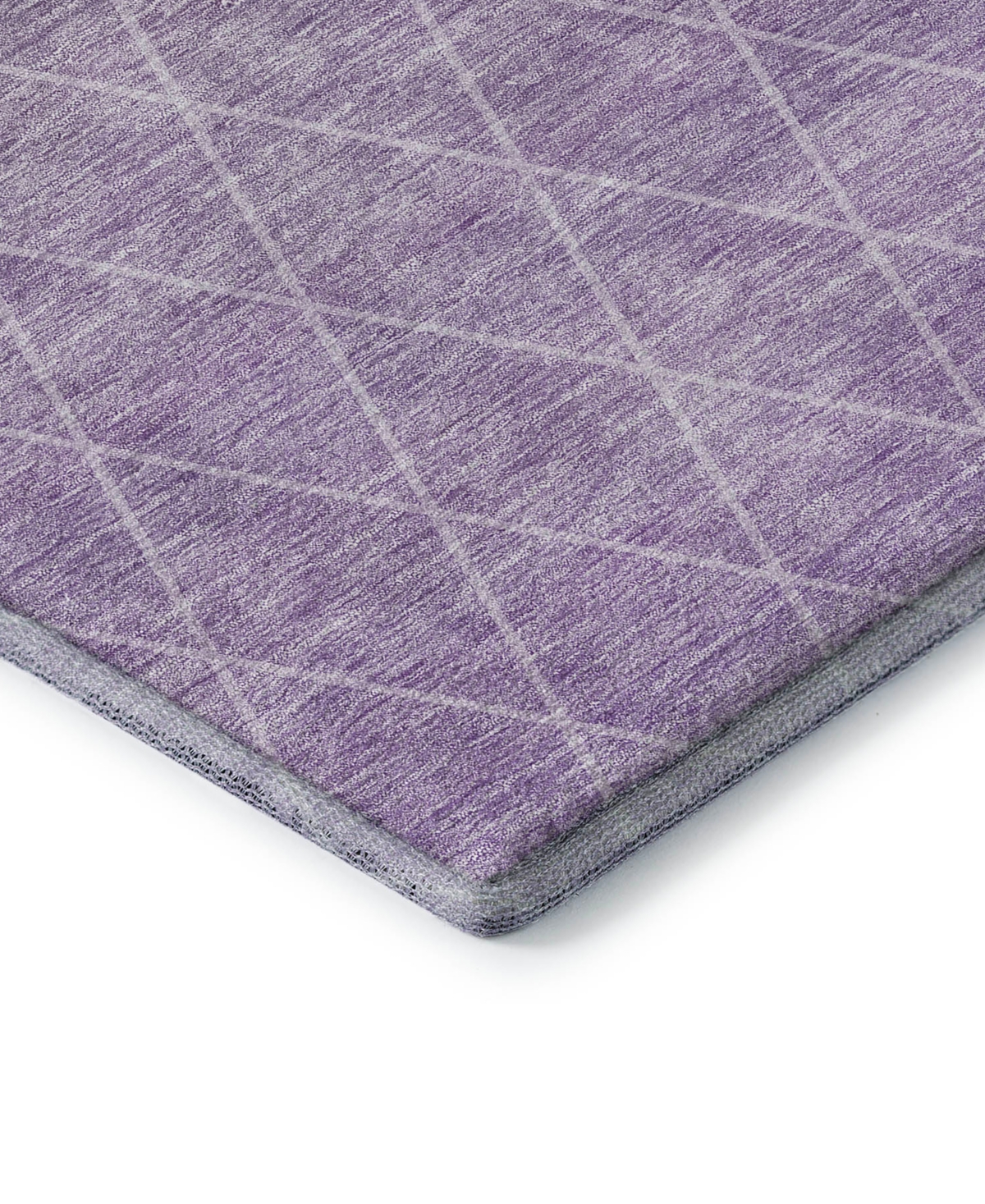 Dalyn Lazio Washable Lz2 2'3"x7'6" Runner Area Rug In Lavender