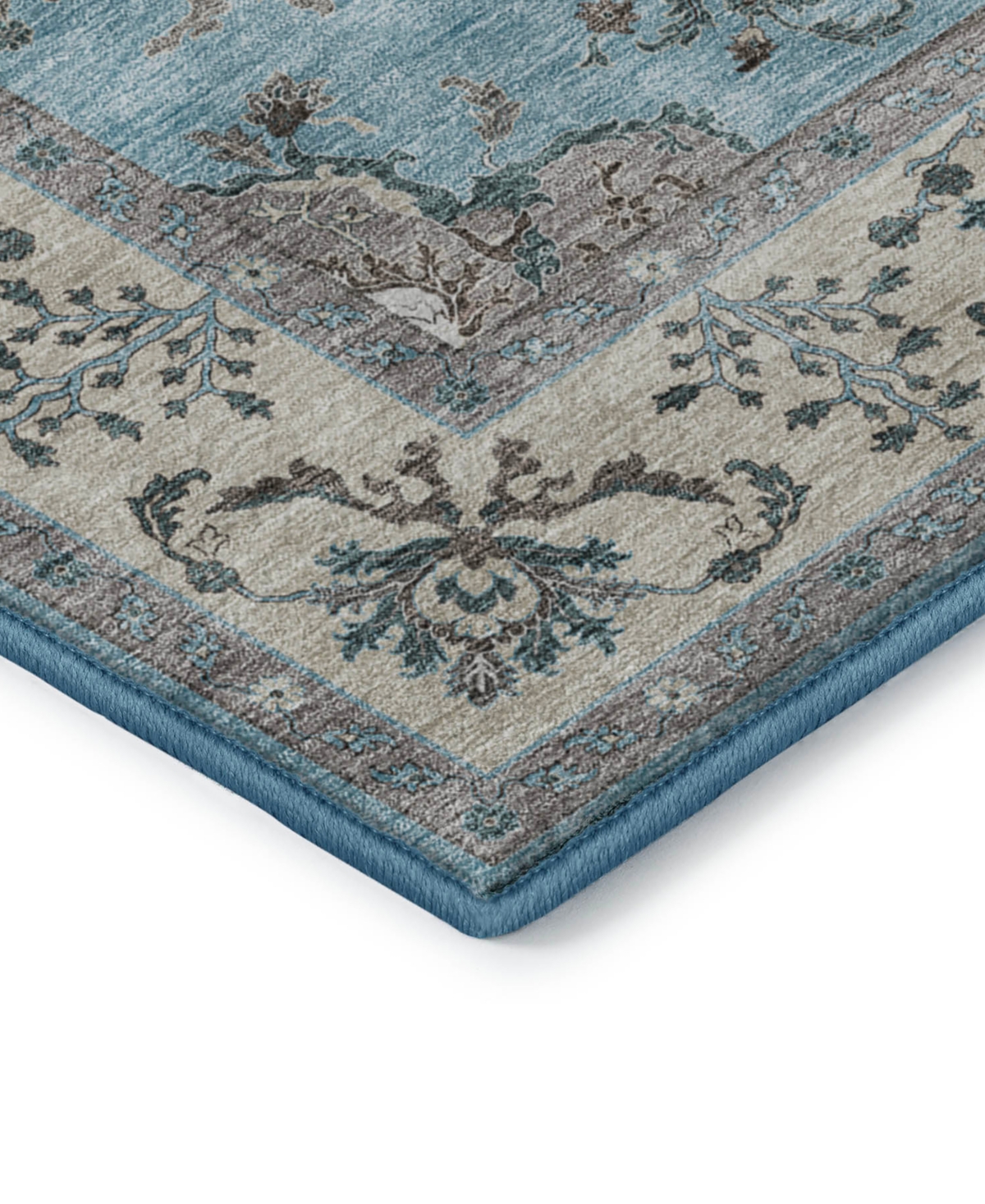 Dalyn Hatay Washable Hy9 5'x7'6"area Rug In Mist