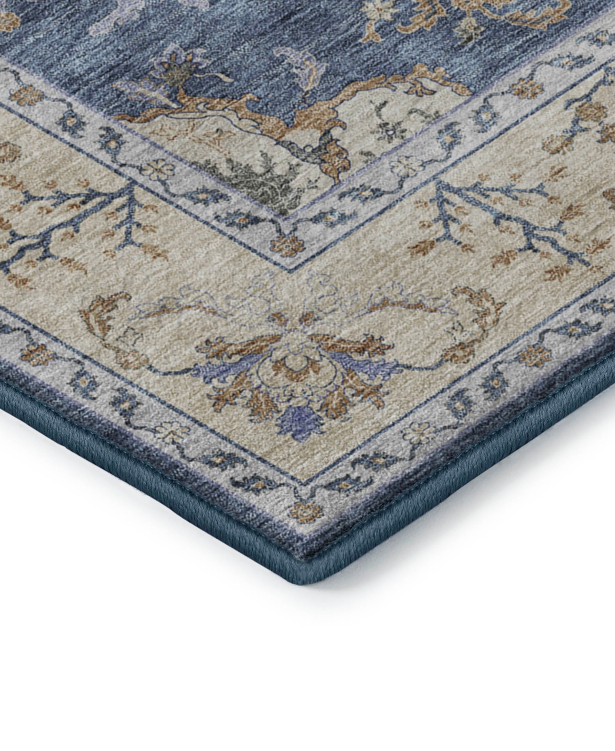 Dalyn Hatay Washable Hy9 3'x5' Area Rug In Blue