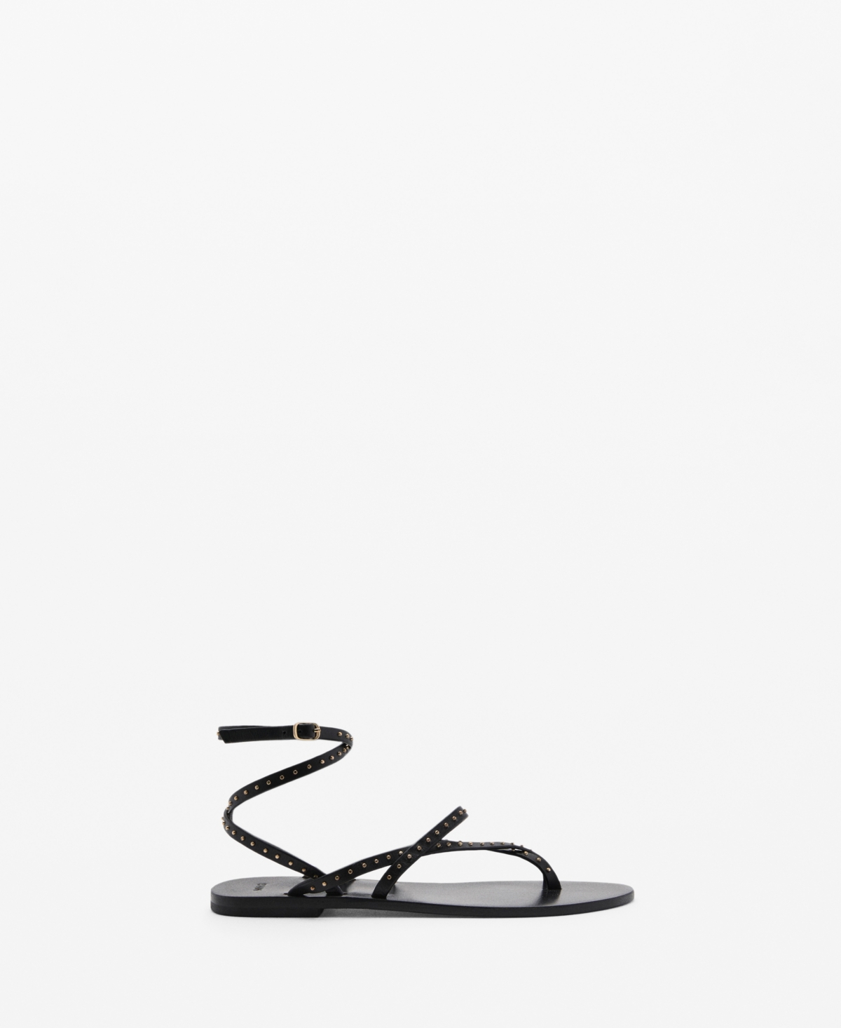 Mango Women's Leather Straps Sandals