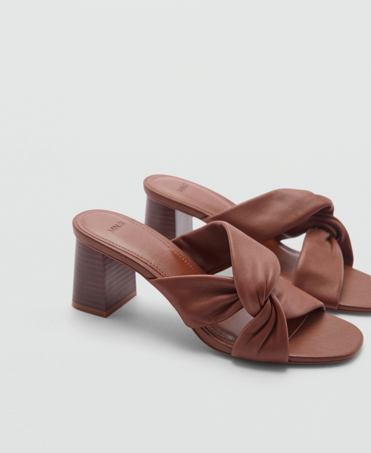 Mango Women's Wedge-heel Sandals In Brown