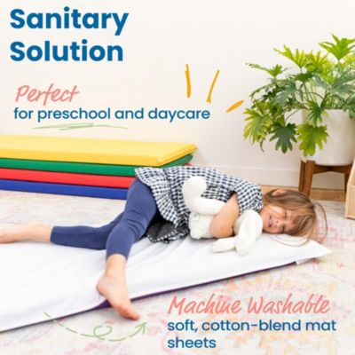 RestZone Rest Mat Sheet, White, 10-Pack