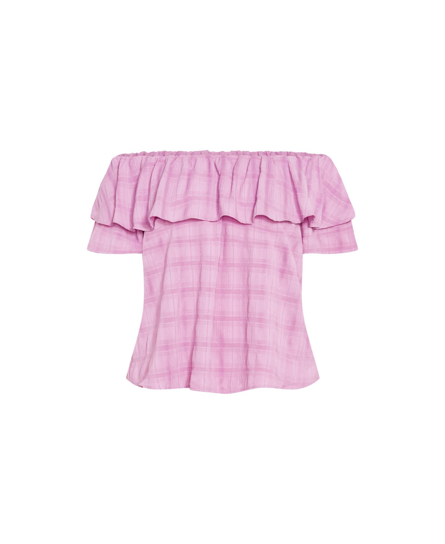 Женский топ CITY CHIC Christy Off Shoulder, цвет: Фиолетовый — фото 2